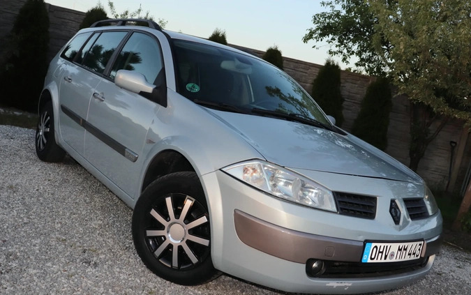 Renault Megane cena 3444 przebieg: 147650, rok produkcji 2005 z Poznań małe 154